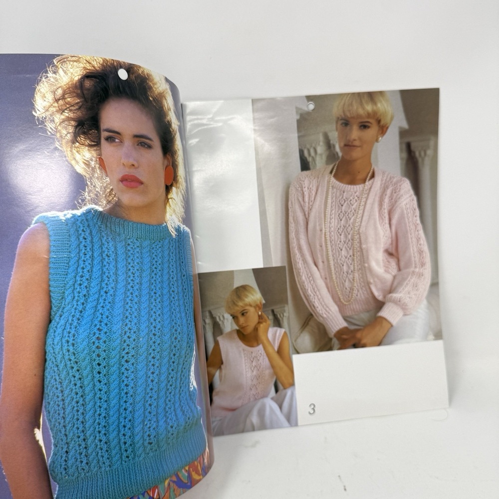 Jaeger Monte Cristo Susan Bates 1986 No 17763, Vintage Knit and Crochet Patterns - Picture 3 of 3